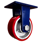 FCp 80 MAX Сверхбольшегрузная неповоротная колёсная опора, полиуретан, г/п 1500 кг, д. 200 (VILS)